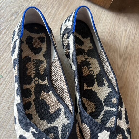 rothys leopard pointed toe flats Size 5 - Picture 3 of 9
